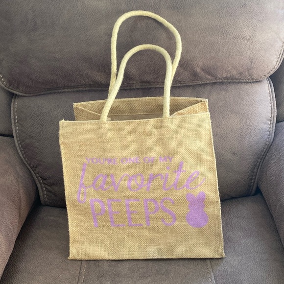 "You're One Of My Favorite Peeps" Tote Bag - Picture 1 of 5